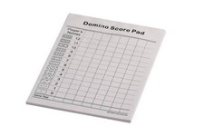 Dominoes Double 6-12 Score Pad