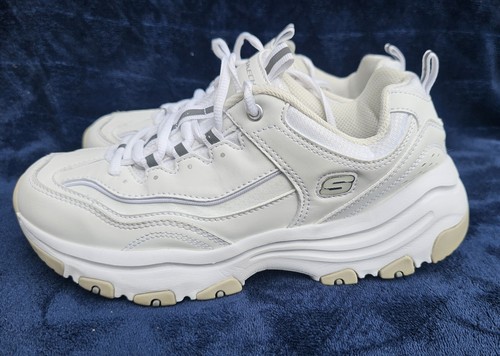 White leather upper - , lace