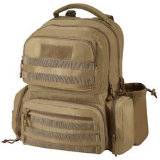 Uimoso Tactical Range Backpack for 6 Pistols Gun Storage Backpack Bag Brown