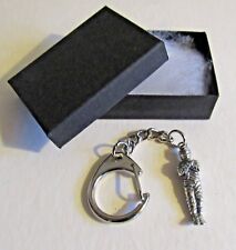 F) KEYRING PEWTER EGYPTIAN