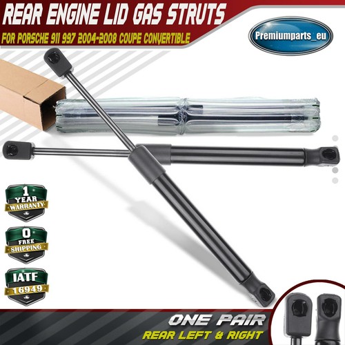 Rear engine lid gas struts - gas,