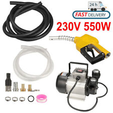 230V Compact & Portable Diesel Electric Fuel Transfer Pump Oil Dispenser 550W UK