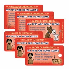 Pet Home Alone Plastic ICE Card & Key Fob ~ 20% OFF SALE ~ Spare Cards / Fobs