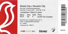 * 2025/26 - NORWICH CITY AWAY
