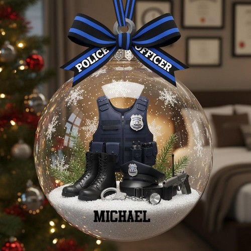 Personalized police officer - personalized,