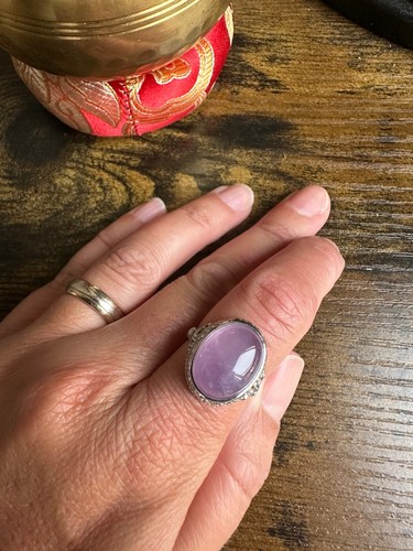 Natural purple amethyst - purple,