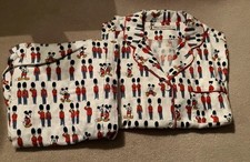 Cath Kidston Disney Mickey Mouse London Brushed Cotton Pyjamas XS