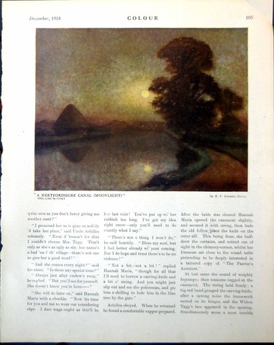 Antique print hertfordshire - print,