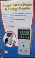 Boxed Maplin Plug-In Power and Energy Monitor