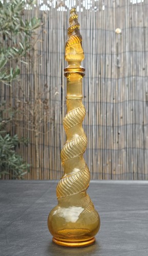 Vintage empoli amber glass - vintage,