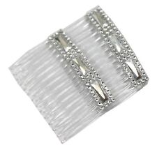 2 pack of  Clear  Hair Combs