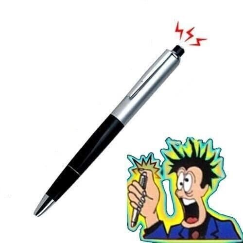 Electric shock pen prank - shock,