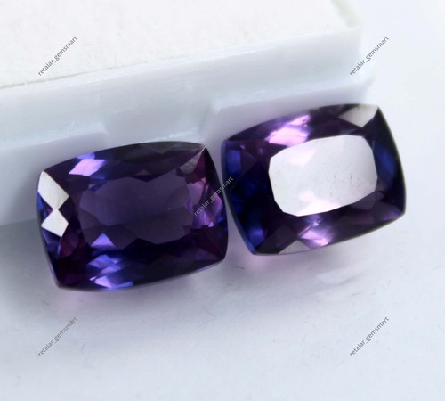 Purple tanzanite pair - tanzanite, ct