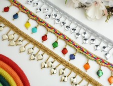 1 Mtr Beaded Fringe Square