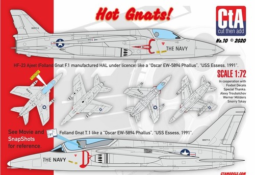 Decal hot gnats - 1:72,