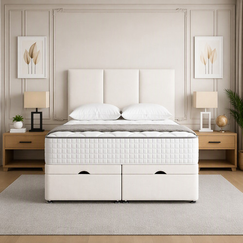 Ottoman storage bed panel - bed,
