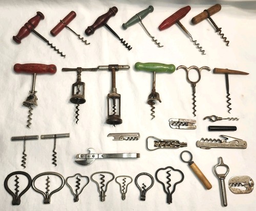 Lot antique corkscrews - lot,