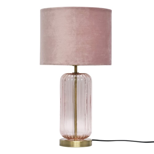 Modern ribbed glass 49cm - modern,