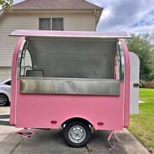 Cute Pink Mobile Food Truck |
