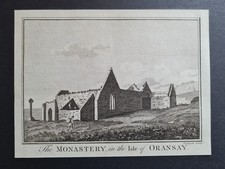 Antique 1786 print - Oronsay