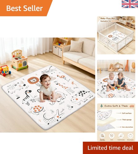 Cozy 127cm baby play mat - 127cm, with