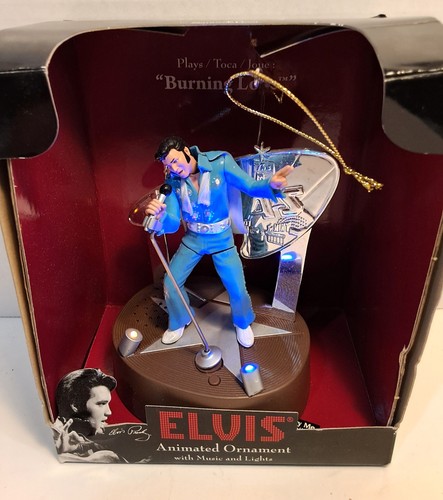 Elvis animated ornament - ornament, with