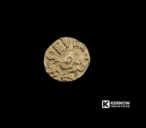 Anglo saxon gold coloured coin - saxon,