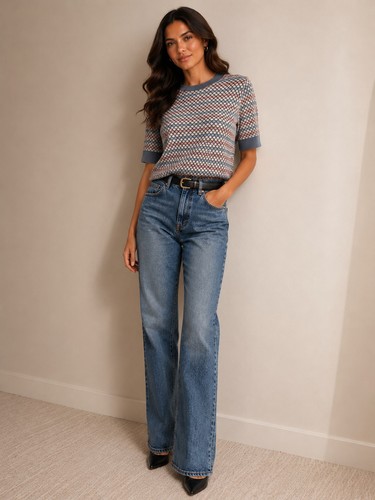 Cos textured knit top - knit, size