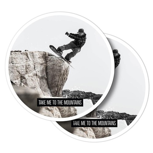 Vinyl stickers take to - take, me