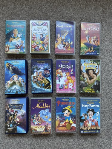 Walt disney vhs bundle - bundle, x12