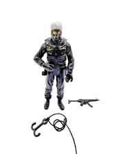🟠Vintage Palitoy Action Force Figure SAS Squad Leader with hook rope and gun