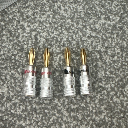 Professional banana plugs - 4x,