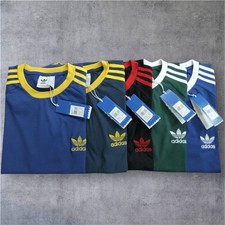 MEN'S ADIDAS ORIGINALS SHORT SLEEVE CREW NECK THREE STRIPE T-SHIRT