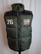 Soulstar Bodywarmer Vest Gillet Sleeveless Jacket Full Zip Green XL A3238