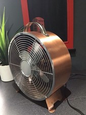 Dunelm 9 inch Retro Clock Fan