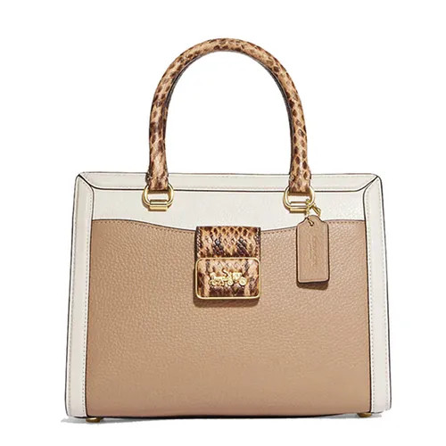 New coach grace leather - new,
