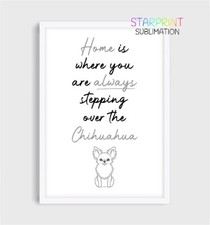 Chihuahua (Long Coat) Unframed