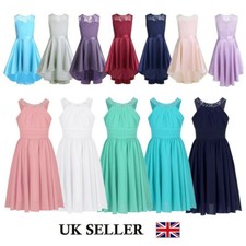 Flower Girl Dress Kids Pageant Wedding Bridesmaid Party Gown Princess Dresses