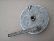 MZ ETZ 125 150 ETZ125 ? SMALL 150mm dia hub front brake plate assy USED AS FOUND