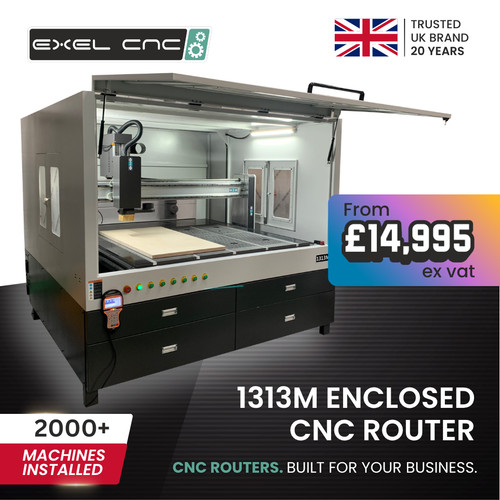 Exel cnc 1313m enclosed - cnc,
