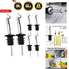 Oil Pourer Spouts 6 Pack Flip