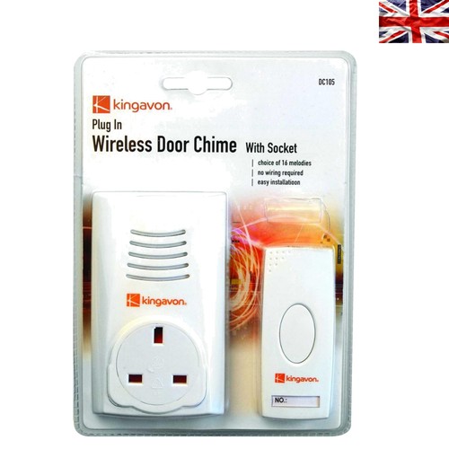 Wireless door chime - chime, with