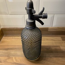 Vintage Caged Soda Syphon Possibly French