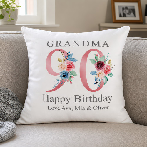 Personalised pink 90th - personalised,