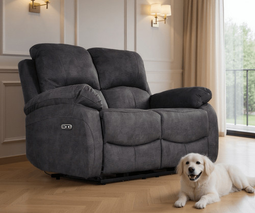 Grey fabric suede - fabric,