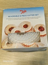 Tala 6 x Lakeland Double Sided Plastic Scone & Biscuit Cutter Set