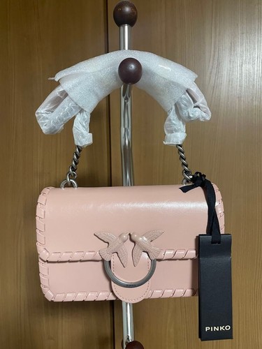 Pinko pink leather - pink,