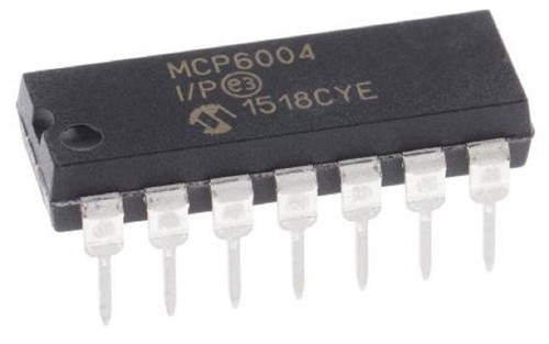 5pcs microchip mcp6004 p - microchip, mcp6004-e/p