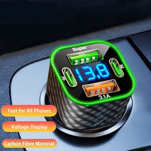 35w car phone charger usb - usb, c