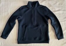 32 Degree Heat Ladies BLUE Half Zip Pullover Sueded Stretch SMALL Jumper